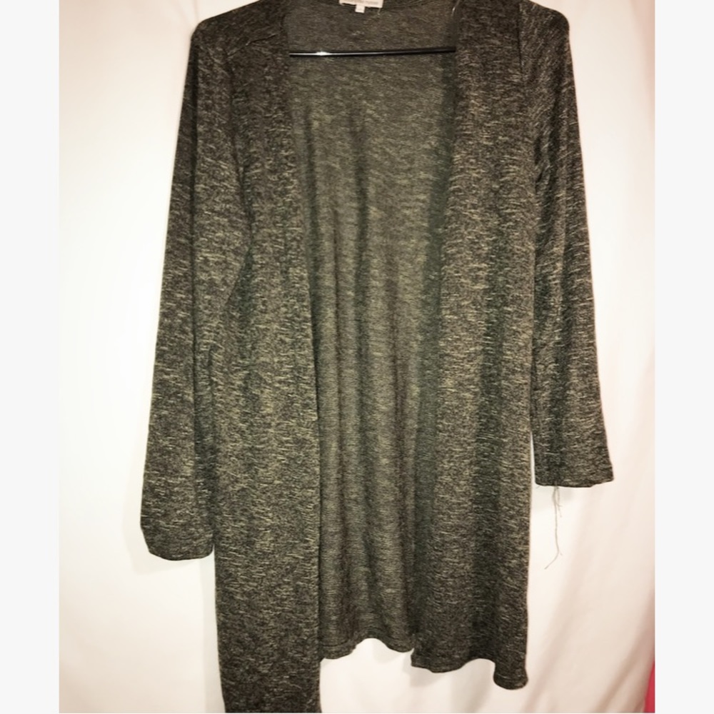 Green cardigan